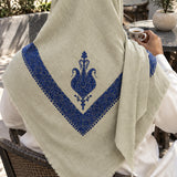 Sauge · Motif bleu roi