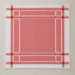 Shemagh saoudien Aseel — Rouge & blanc